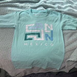 NWT Aqua Cancun Mexico Graphic T-Shirt